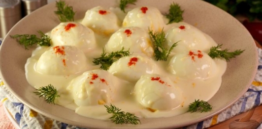 Фото приготовления рецепта: Заливные фаршированные яйца - шаг №20