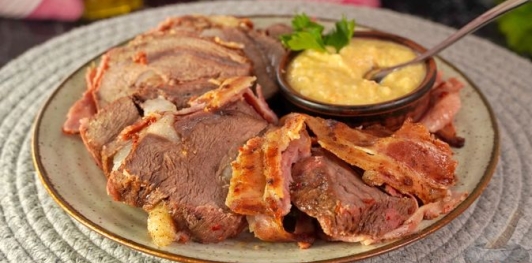 Фото приготовления рецепта: Жаркое из телятины «под кабанину» - шаг №23