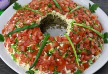 Cалат «Пасхальный венок»