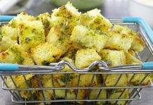 Домашние крабовые сухарики