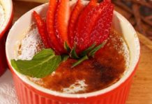 Крем-брюле с изюмом