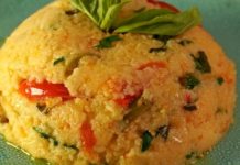 Кускус с помидорами и оливками