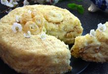 Ленивый наполеон из печенья