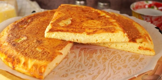 Фото приготовления рецепта: Ленивый сырный хачапури на сковороде - шаг №24