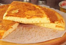 Ленивый сырный хачапури на сковороде