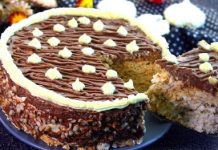 Ленивый торт «Киевский» (без выпечки)