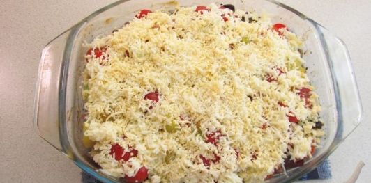 Фото приготовления рецепта: Овощи, запечённые с сыром - шаг №14