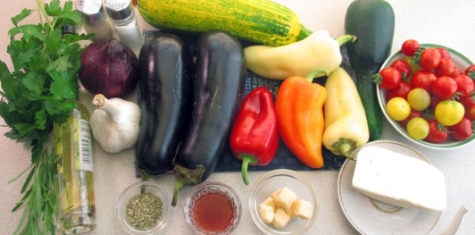 Фото приготовления рецепта: Овощи, запечённые с сыром - шаг №1