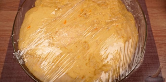 Фото приготовления рецепта: Пасхальный чорег (турецкий кулич-косичка) - шаг №17