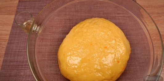 Фото приготовления рецепта: Пасхальный чорег (турецкий кулич-косичка) - шаг №16