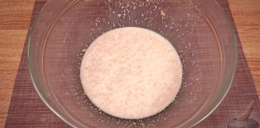 Фото приготовления рецепта: Пасхальный чорег (турецкий кулич-косичка) - шаг №3