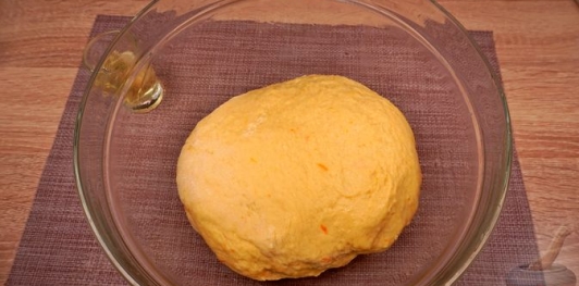 Фото приготовления рецепта: Пасхальный чорег (турецкий кулич-косичка) - шаг №15