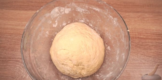 Фото приготовления рецепта: Печенье "Крылья ангела" (на кефире) - шаг №6