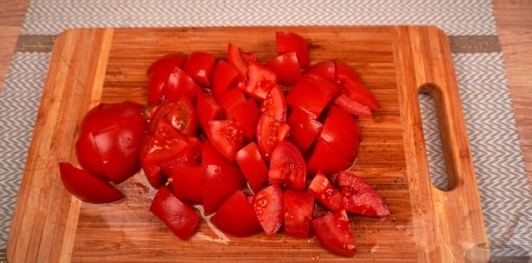 Фото приготовления рецепта: Токана с перцем (овощное рагу в сметанном соусе) - шаг №7