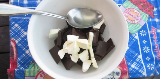 Фото приготовления рецепта: Торт чоко пай - шаг №25